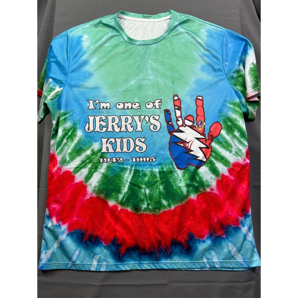 VTG I am one of Jerry Kids Grateful Dead Tie Dye T Shirt 2XL TXSY1338-2XL‎ Men's